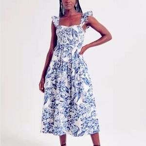 Abercrombie & Fitch Blue and White Floral Dress